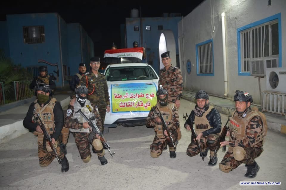 شرطة ذي قار : ترسل الدفعة الاولى من المنتسبين لأداء واجب المعايشة على الشريط الحدودي العراقي السوري