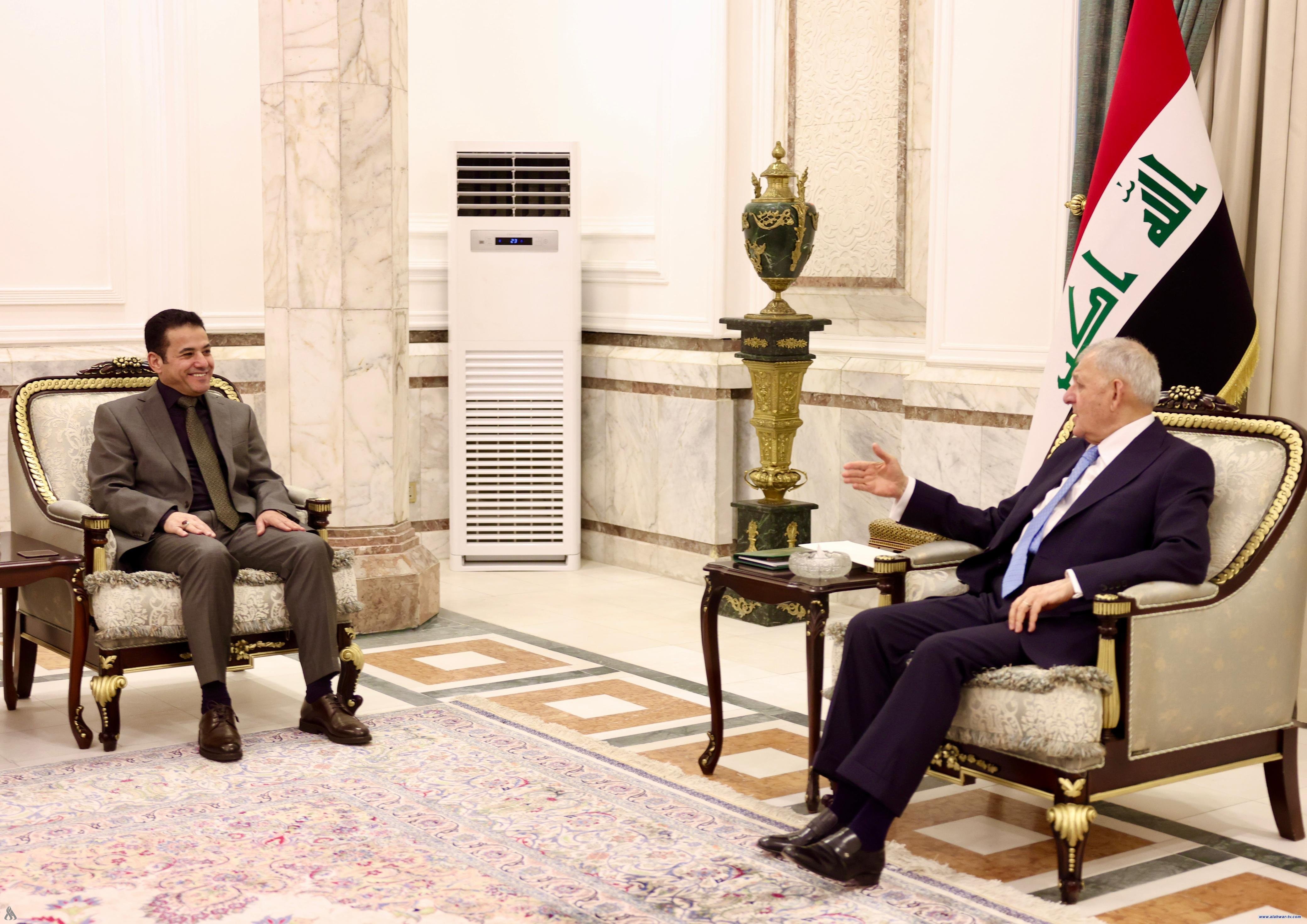 رئيس الجمهورية ومستشار الأمن القومي يؤكدان أهمية توحيد الخطاب الوطني