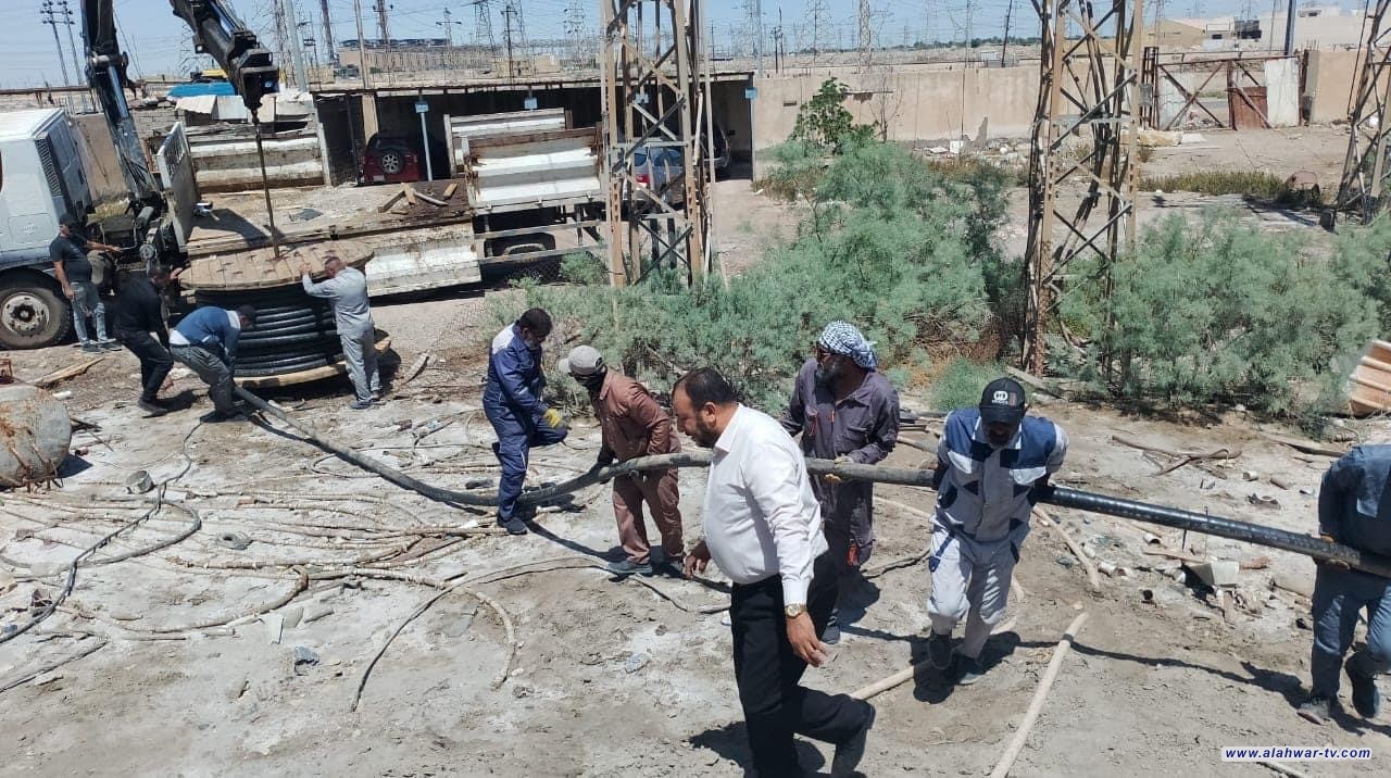 كهرباء ذي قار تنجز وتستحدث 4 مشاريع في ثلاث مناطق