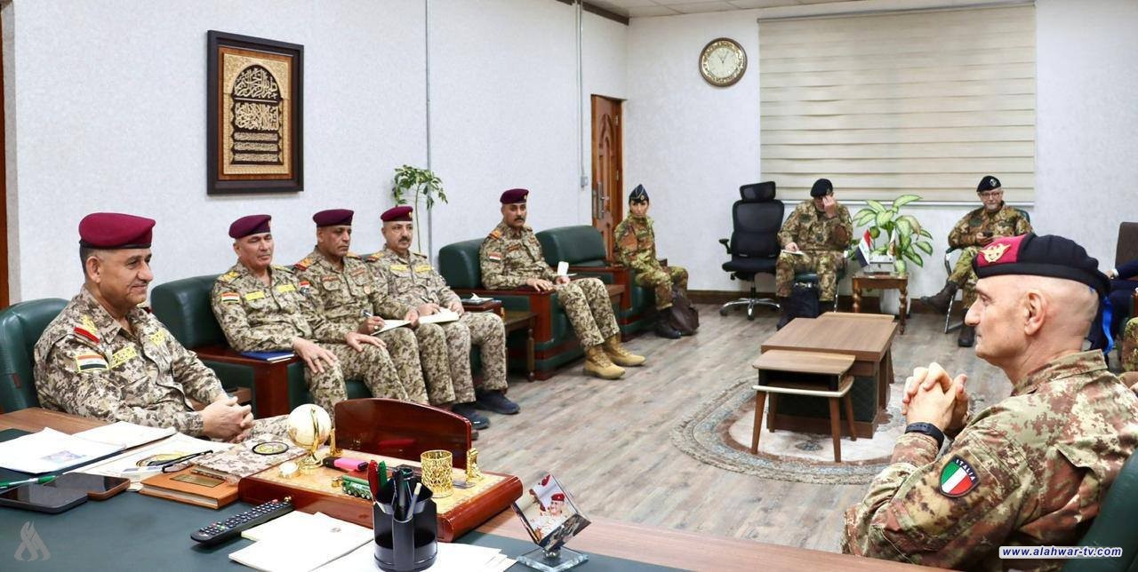 العراق وإيطاليا يناقشان آليات التعاون في المجالات العسكرية