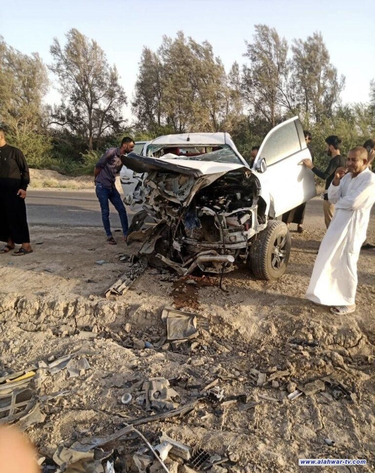 حادث سير مروّع يودي بحياة شخصين على طريق ذي قار الديوانية