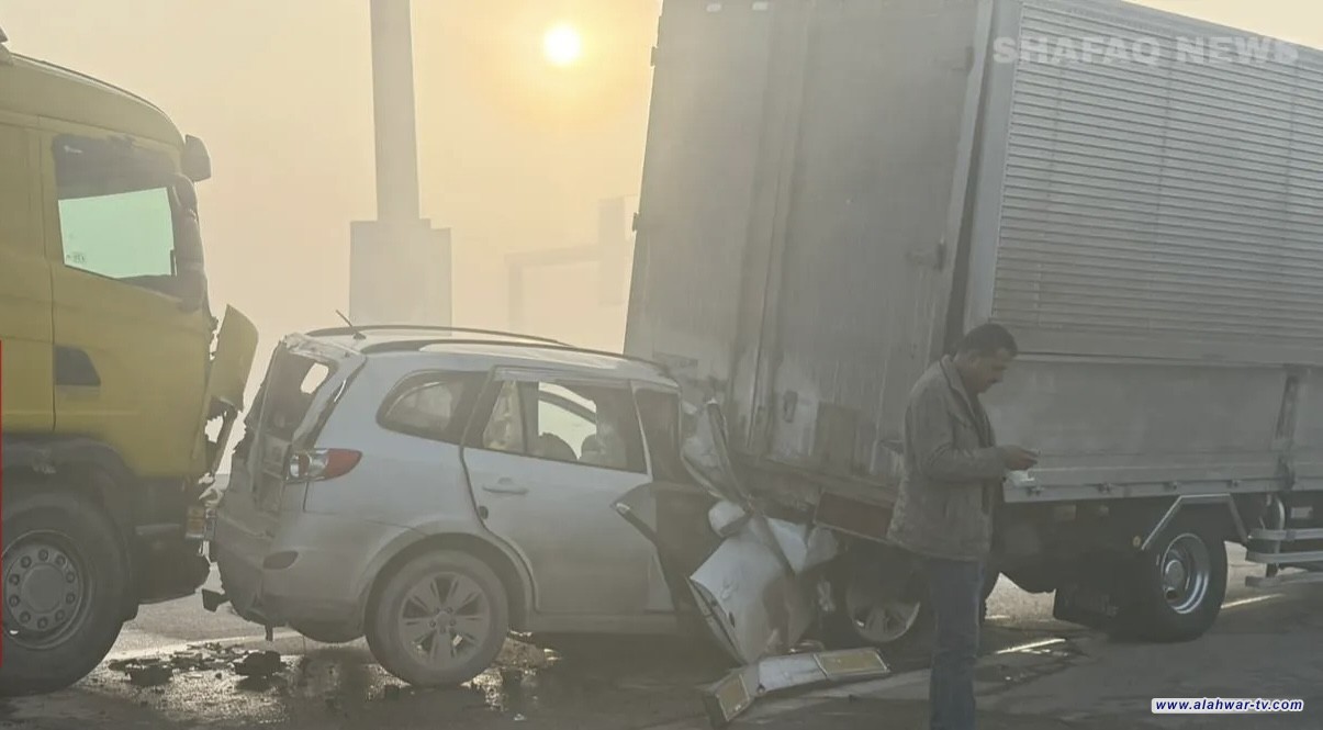 المرور العراقية تباشر بإجراءات لتقليل الحوادث في الأيام الممطرة والمغبرة