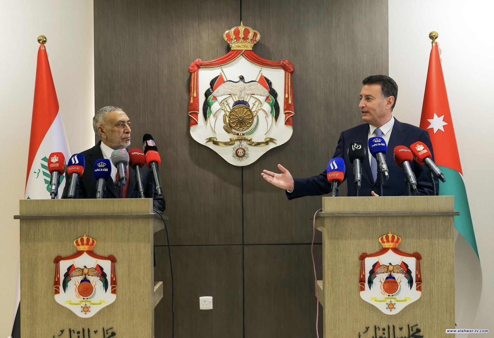 العراق والأردن يوقعان بيانا مشتركا من 5 نقاط بينها دعم مخرجات اجتماعات العقبة