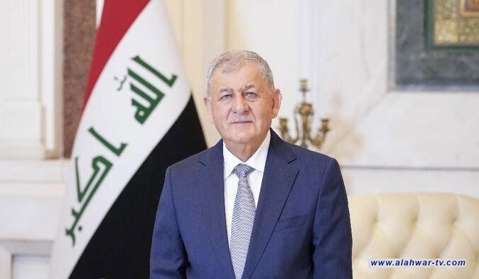 رشيد: نقف اليوم في مرحلة جديدة ببناء العراق ولا استقرار للمنطقة دون حل لفلسطين