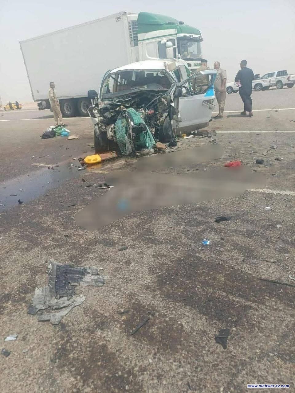 مصرع وإصابة 8 أشخاص في حادث سير مروّع جنوب الناصرية