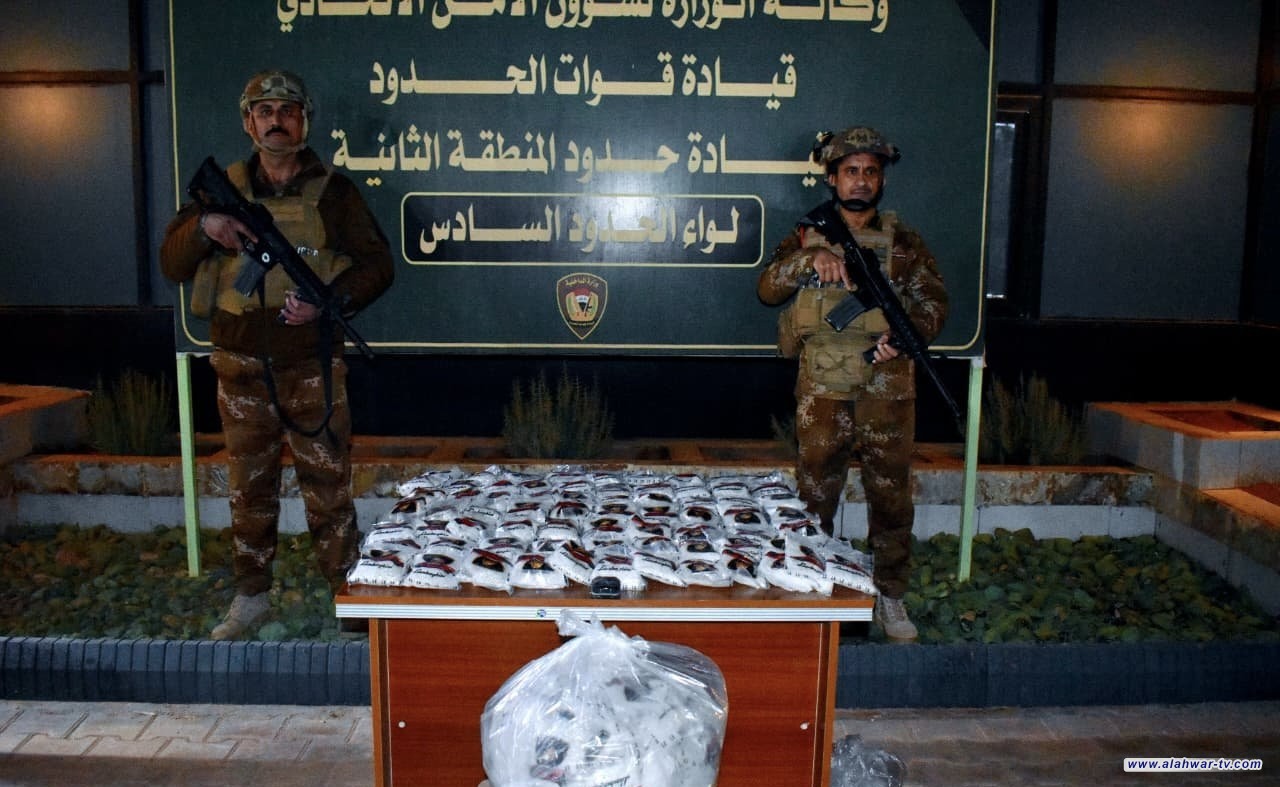 قوات الحدود تحبط محاولة تهريب 30 كغم من المخدرات بواسطة بالون غربي الأنبار