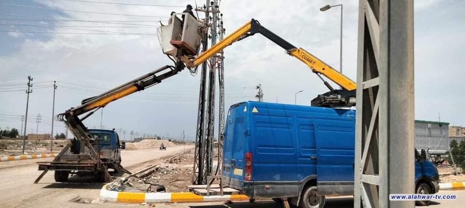 ذي قار: مشروع إيصال الكهرباء إلى قرية الخميسات يتجاوز 90 بالمئة