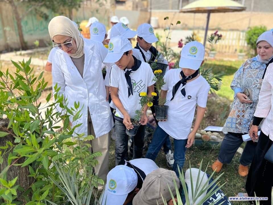 شركة أور العامة تطلق حملة تشجير في عدد من مدارس المحافظة