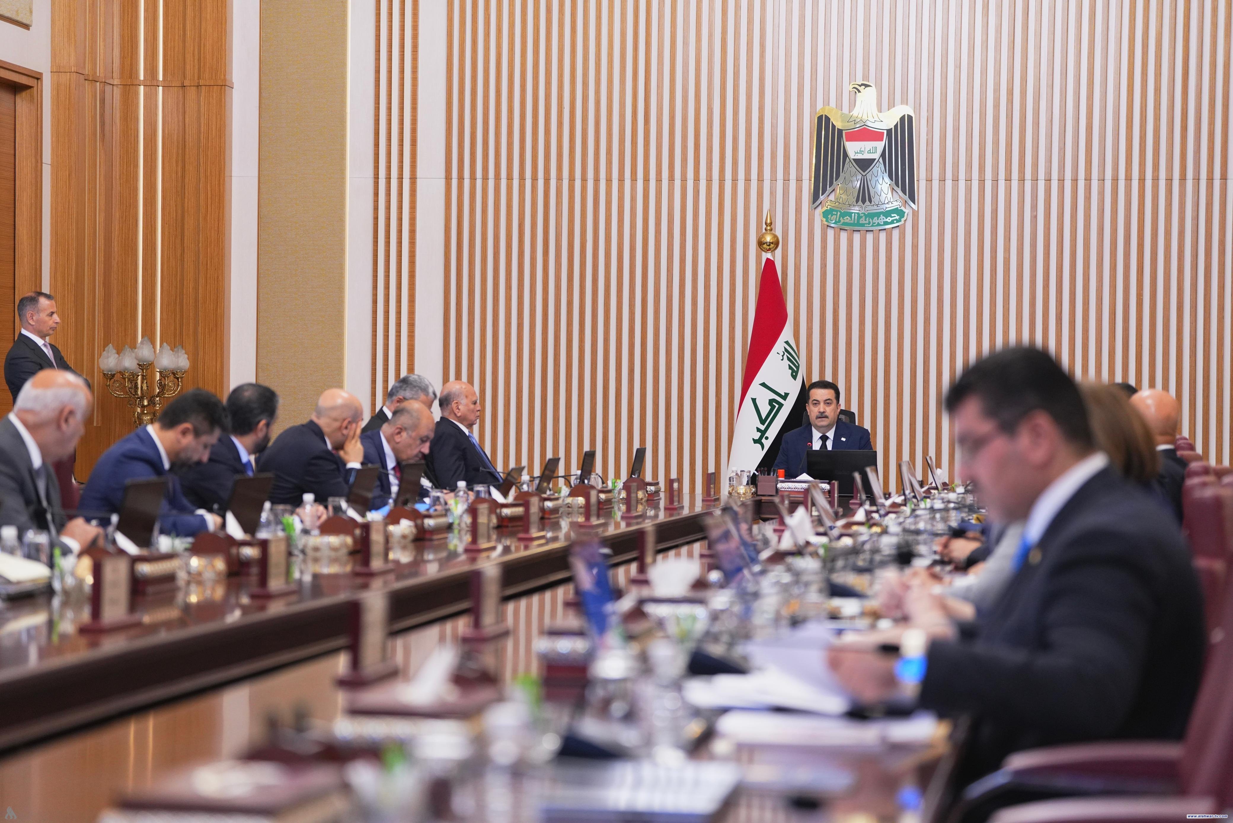 مجلس الوزراء يصدر قرارات بشأن حادثة الكوت وتسليم النفط من إقليم كردستان