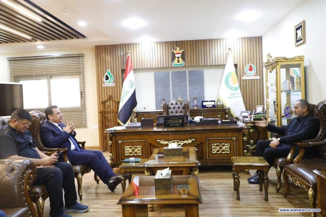 الناشي يزور شركة نفط ذي قار ويبحث سبل دعم اقتصاد المحافظة