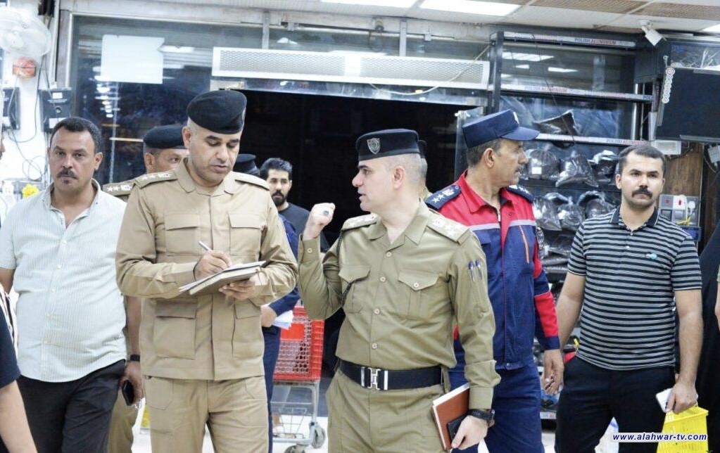 دفاع مدني ذي قار يغلق 33 مشروعا مخالفا ضمن حملة واسعة على الأسواق والمحال التجارية