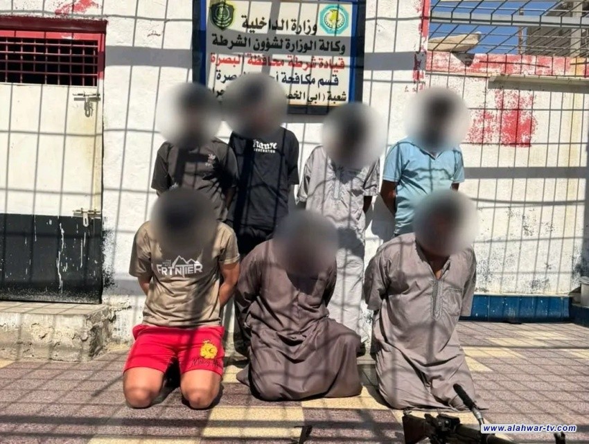 شرطة البصرة تلقي القبض على متهمين بمشاجرة مسلحة في أبي الخصيب