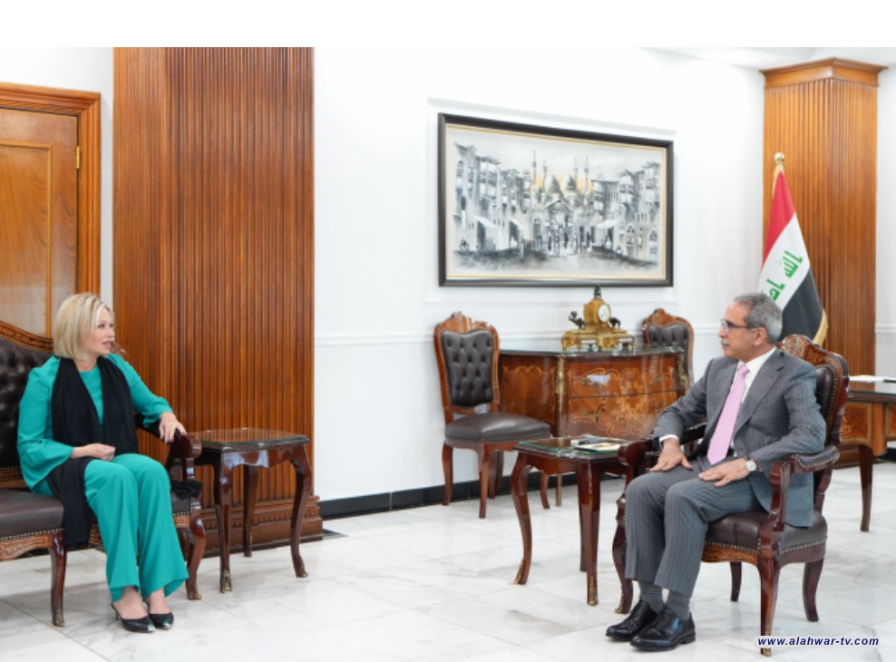 زيدان يلتقي بلاسخارت بمناسبة انتهاء مهام عملها في العراق