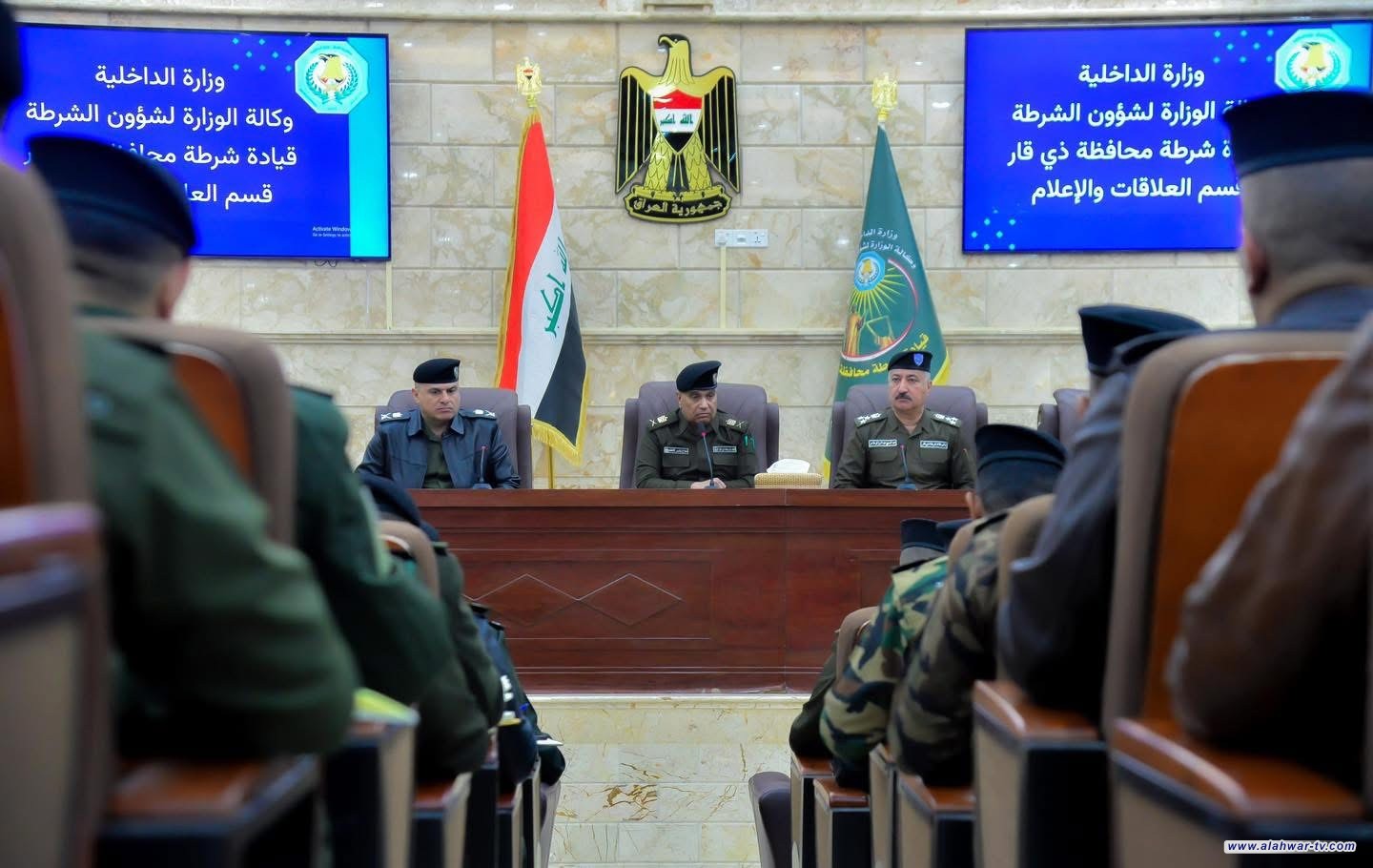 شرطة ذي قار تناقش تحديث الخطط الأمنية وتعزيز التنسيق الميداني