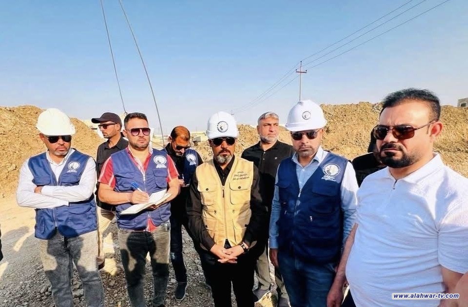 صندوق اعمار ذي قار: تصاعد نسب الإنجاز في مشروعين خدميين بقضاء الإصلاح