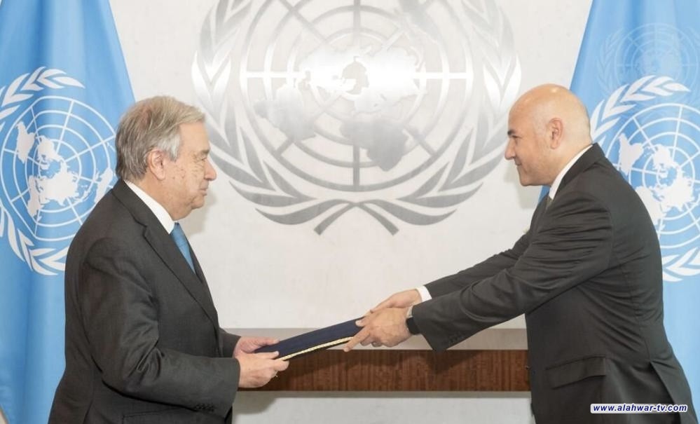 غوتيريش يتسلم أوراق اعتماد مندوب العراق الدائم في الأمم المتحدة