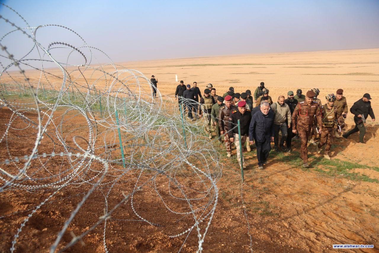 العامري يزور الشريط الحدودي في منطقة القائم