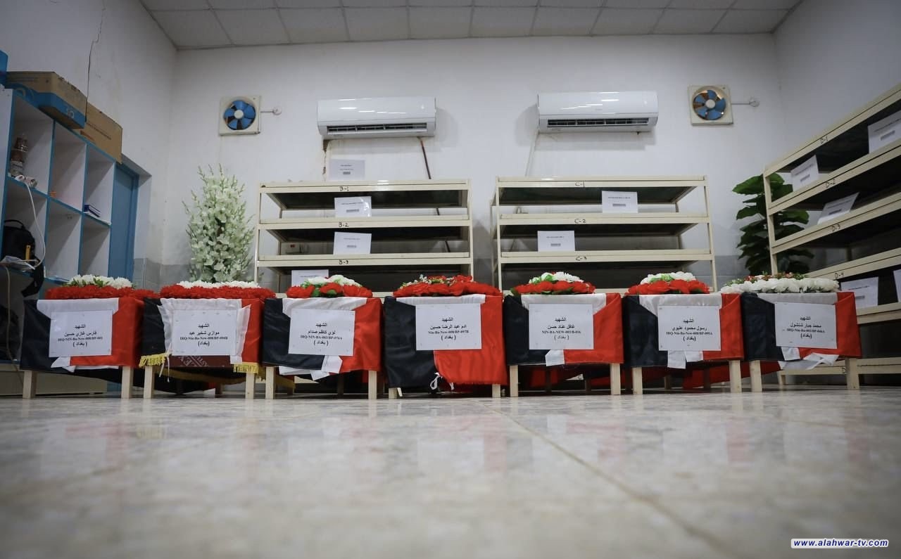 الصحة: تسليم رفات 20 شهيداً من ضحايا مجزرة سجن بادوش بعد إتمام المطابقة الوراثية