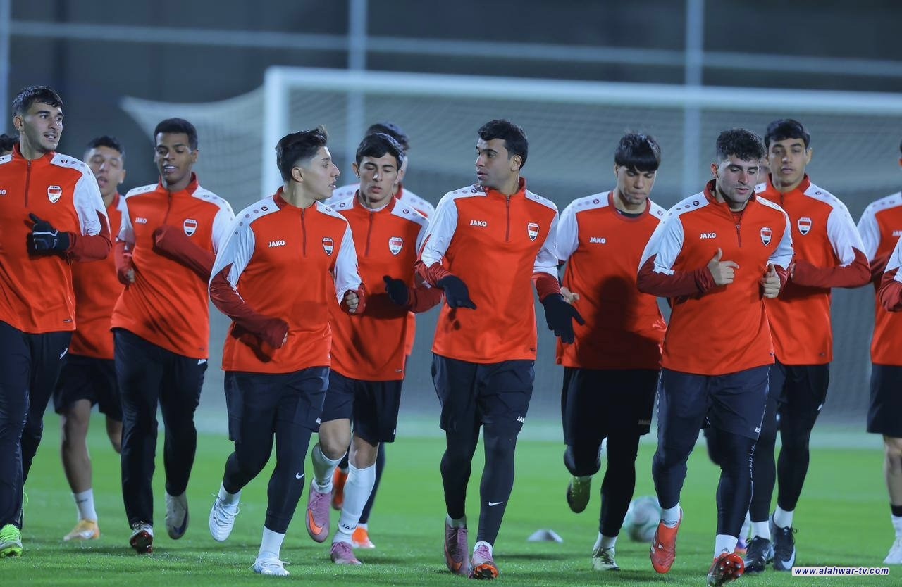 المنتخب الأولمبي يجري أولى وحداته التدريبية بالسعودية