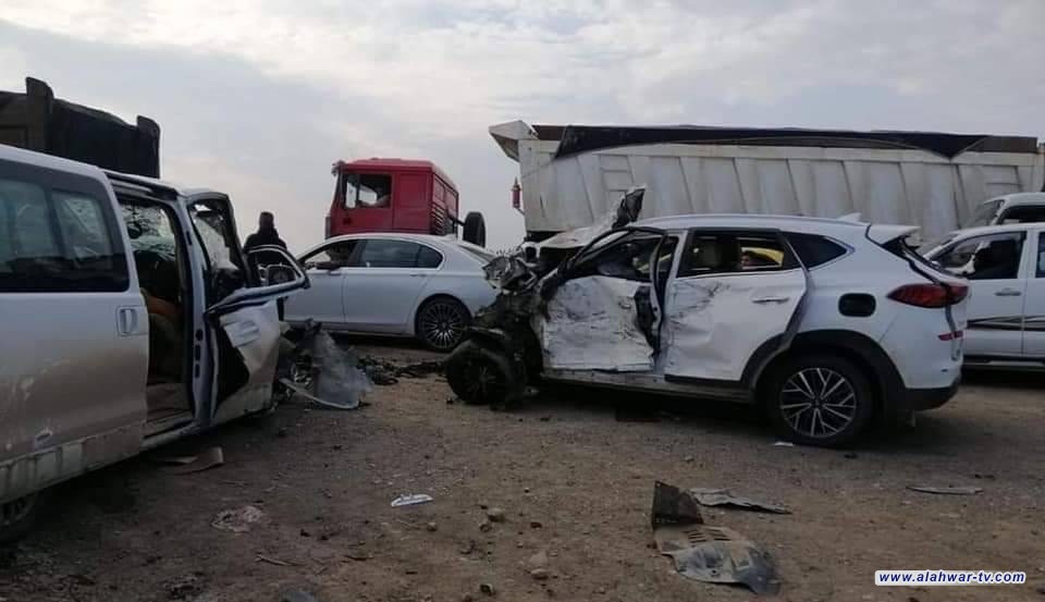 مصرع وإصابة 9 أشخاص بحادثيّ سير في النجف