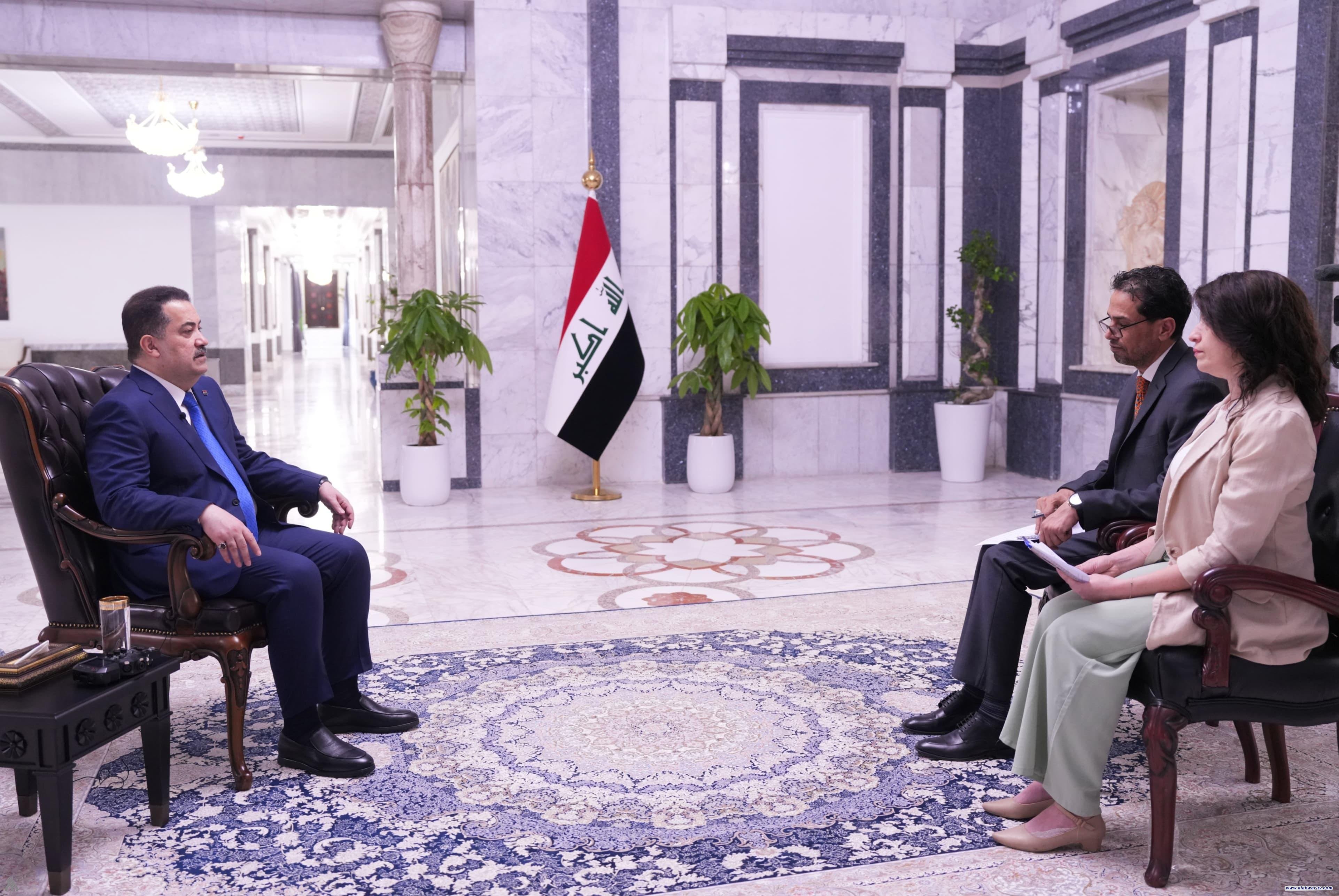 رئيس الوزراء: قرار السلم والحرب مسؤولية الحكومة وفق الدستور وبدعم من المرجعية العليا