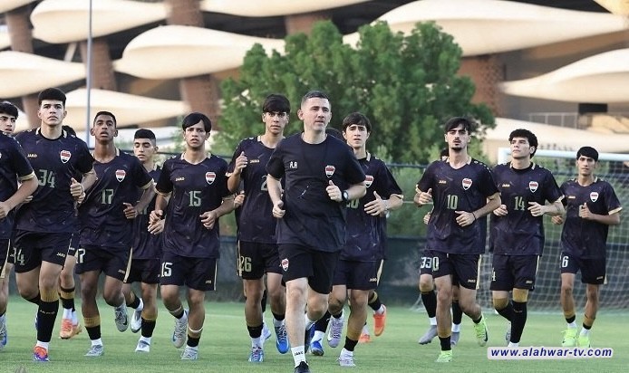 منتخب الشباب يخوض وحدة تدريبية استعداداً لبطولة الخليج