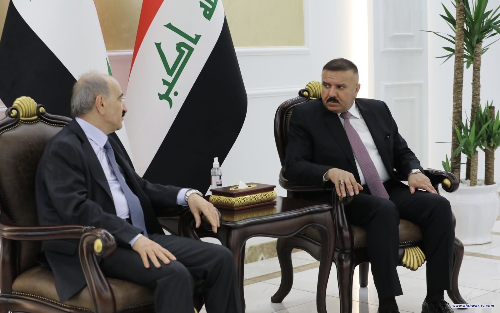 وزير الداخلية السوري يصل إلى بغداد