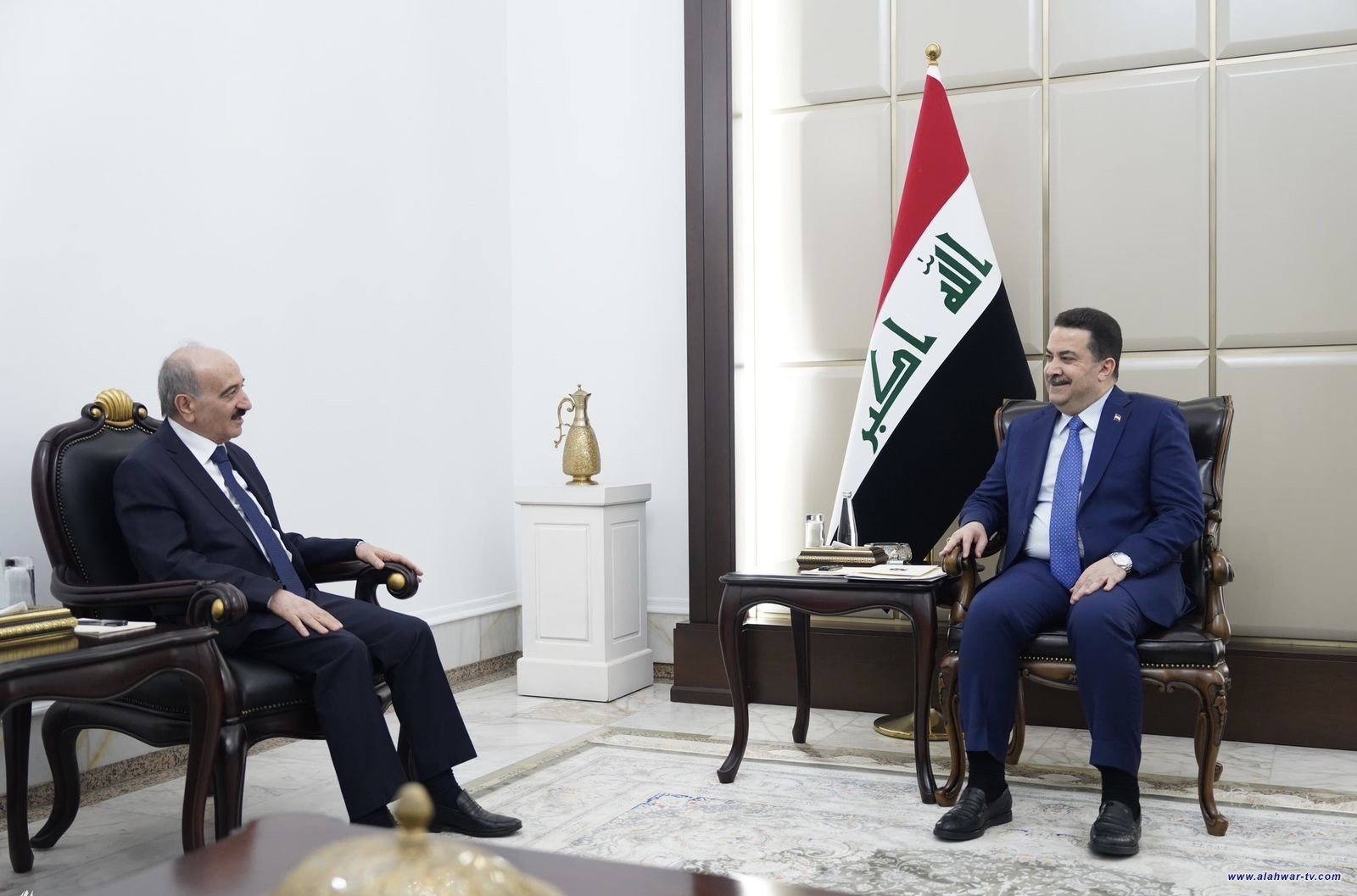 رئيس الوزراء يستقبل وزير الداخلية السوري