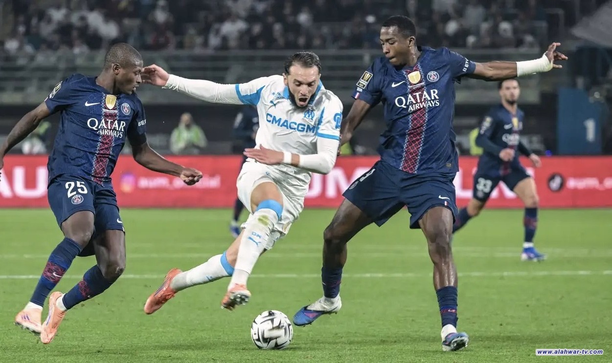 باريس سان جيرمان بطلًا لكأس السوبر الفرنسي بعد الفوز على مارسيليا