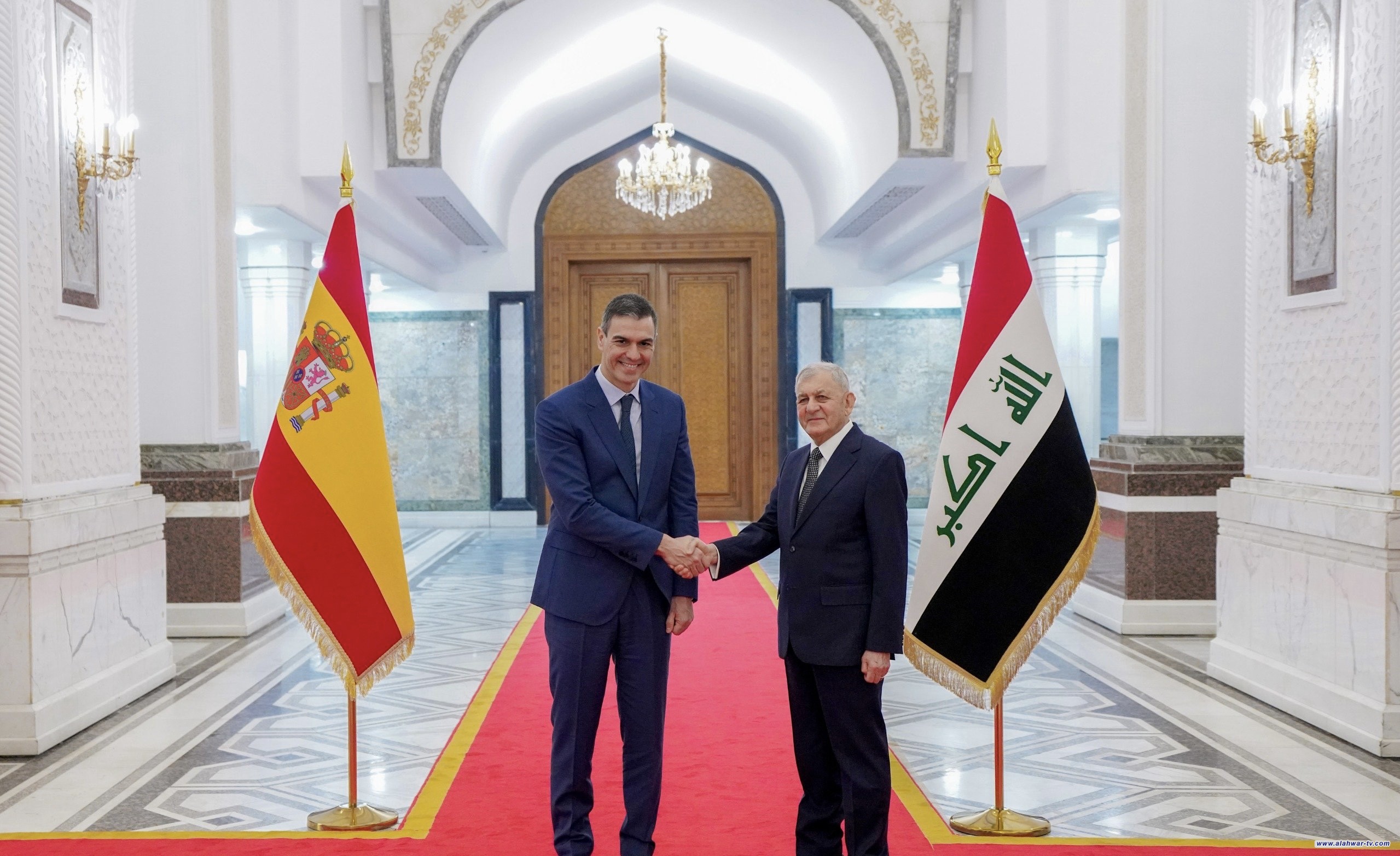 رئيس الجمهورية يستقبل رئيس الوزراء الإسباني
