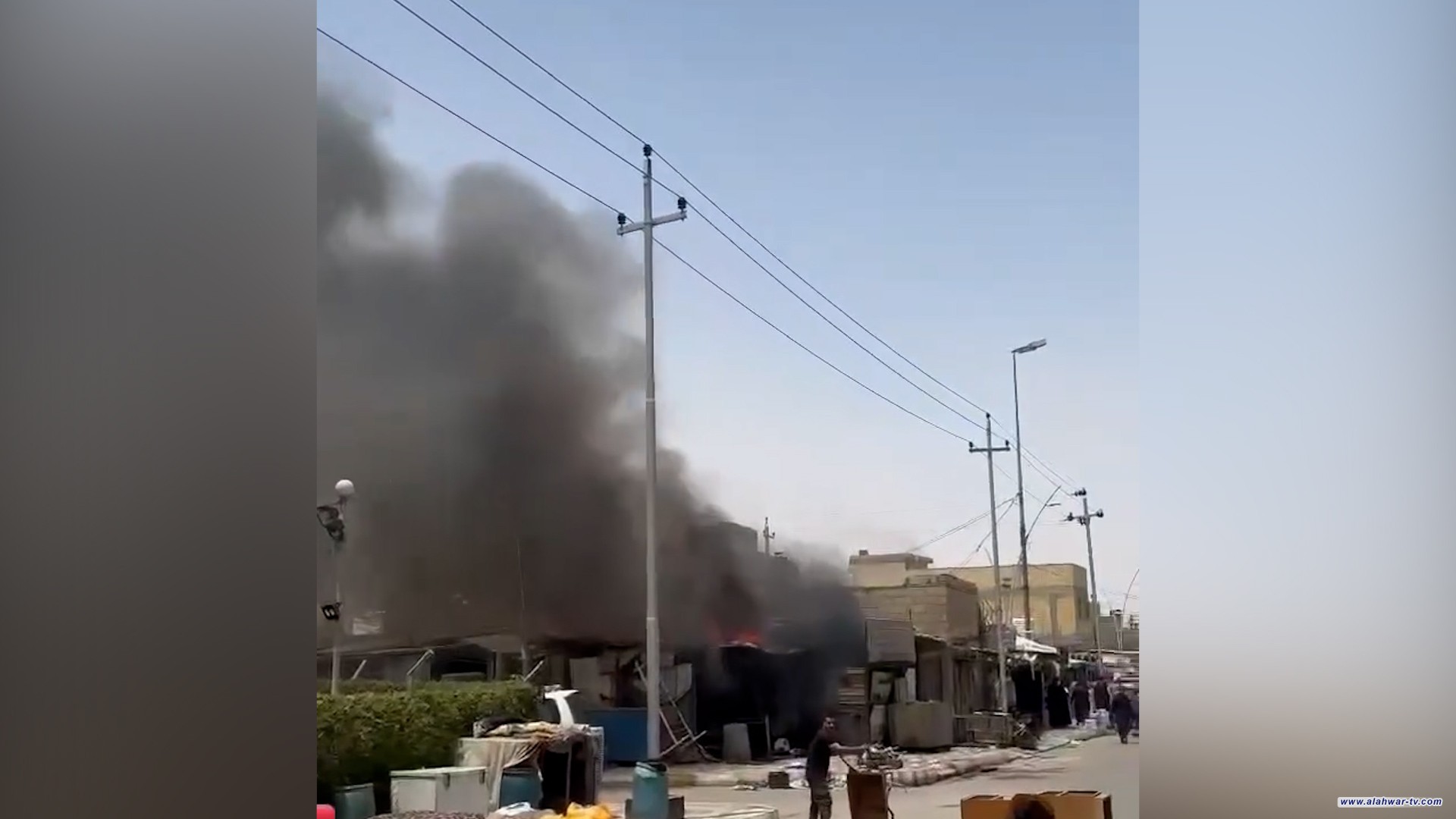 خلل في لوحة السيطرة يتسبب باحتراق مولدة أهلية وسط الناصرية