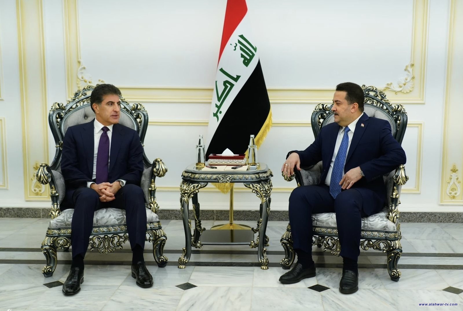 رئيس الوزراء يستقبل رئيس إقليم كردستان