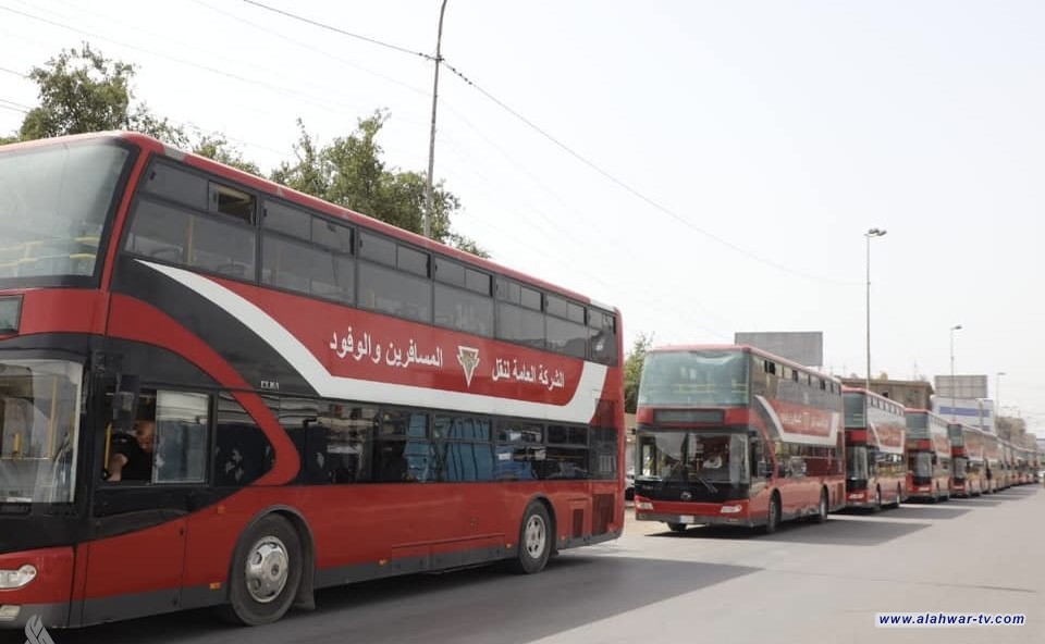 النقل: باصات النقل العام ستعمل على محورين لخدمة زائري الإمام الكاظم (ع)