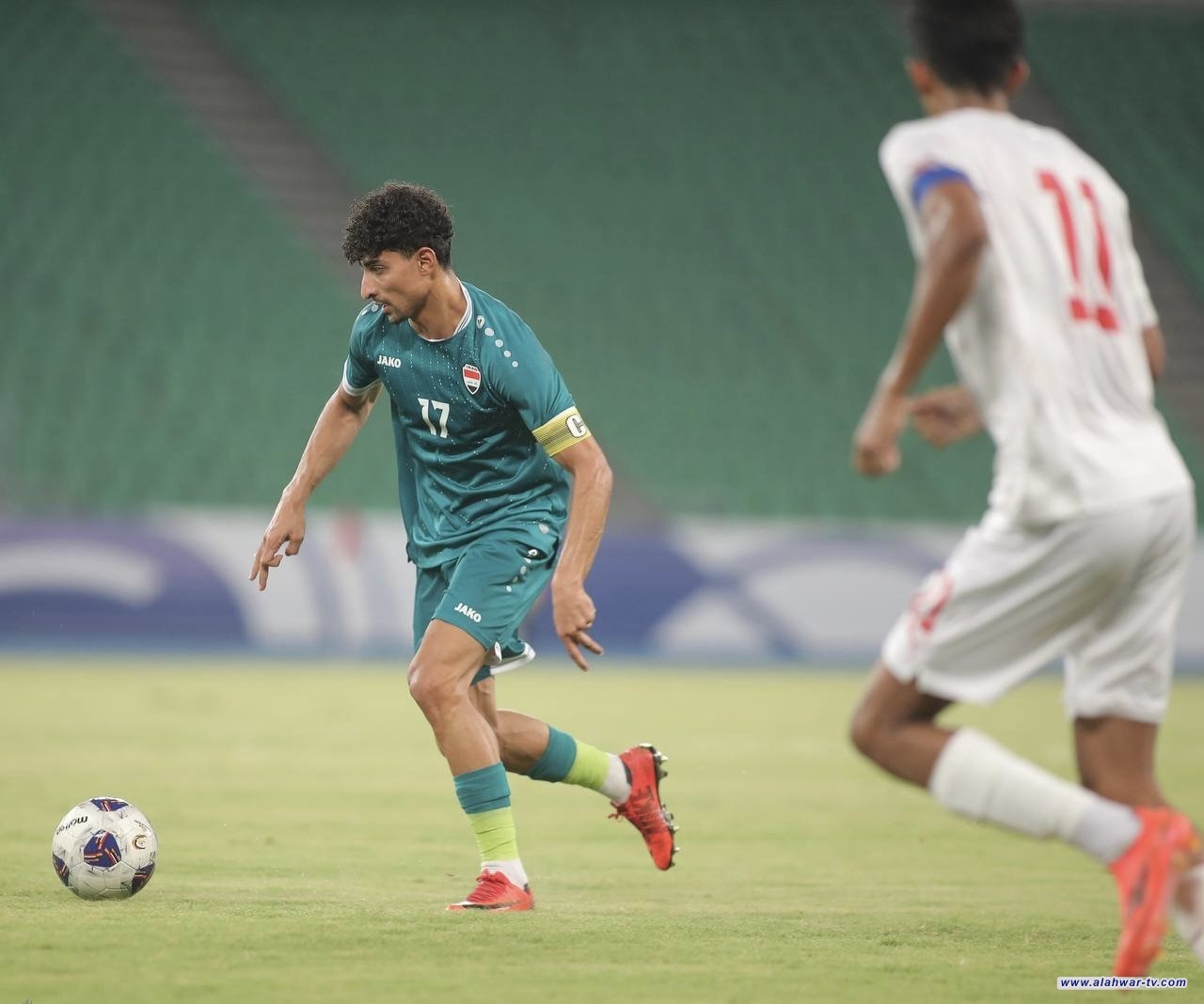 منتخبنا الأولمبي يتعادل مع نظيره البحريني بهدفٍ لمثله في ودية على ملعب البصرة