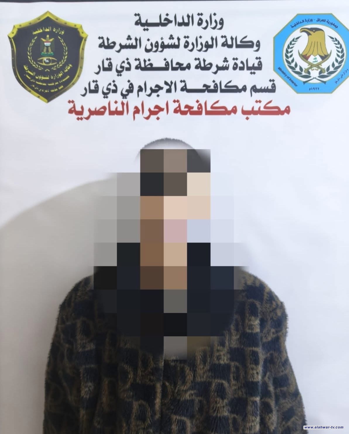 مكافحة إجرام ذي قار تلقي القبض على متهم بارتكاب ثماني جرائم سرقة في الناصرية