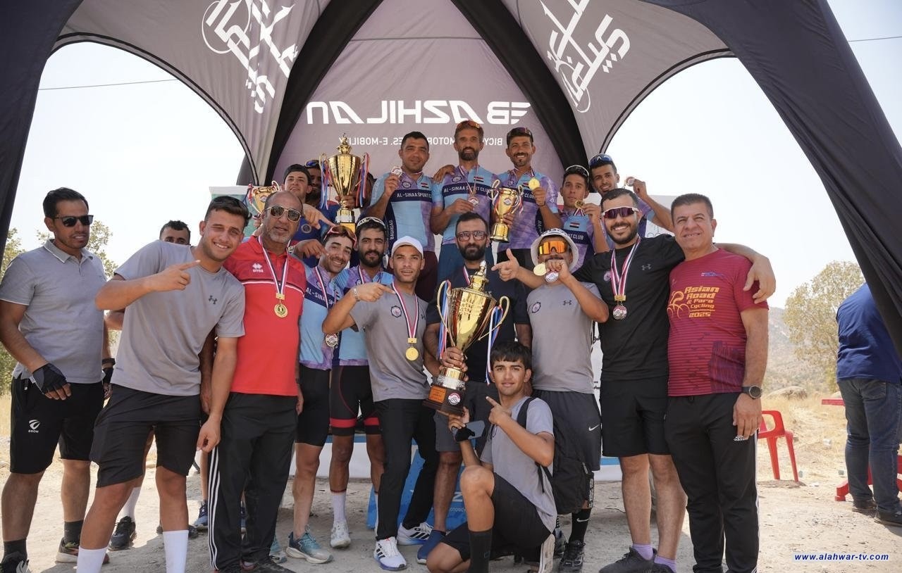 الصناعة يتوج بلقب بطولة دوري أندية العراق للدراجات