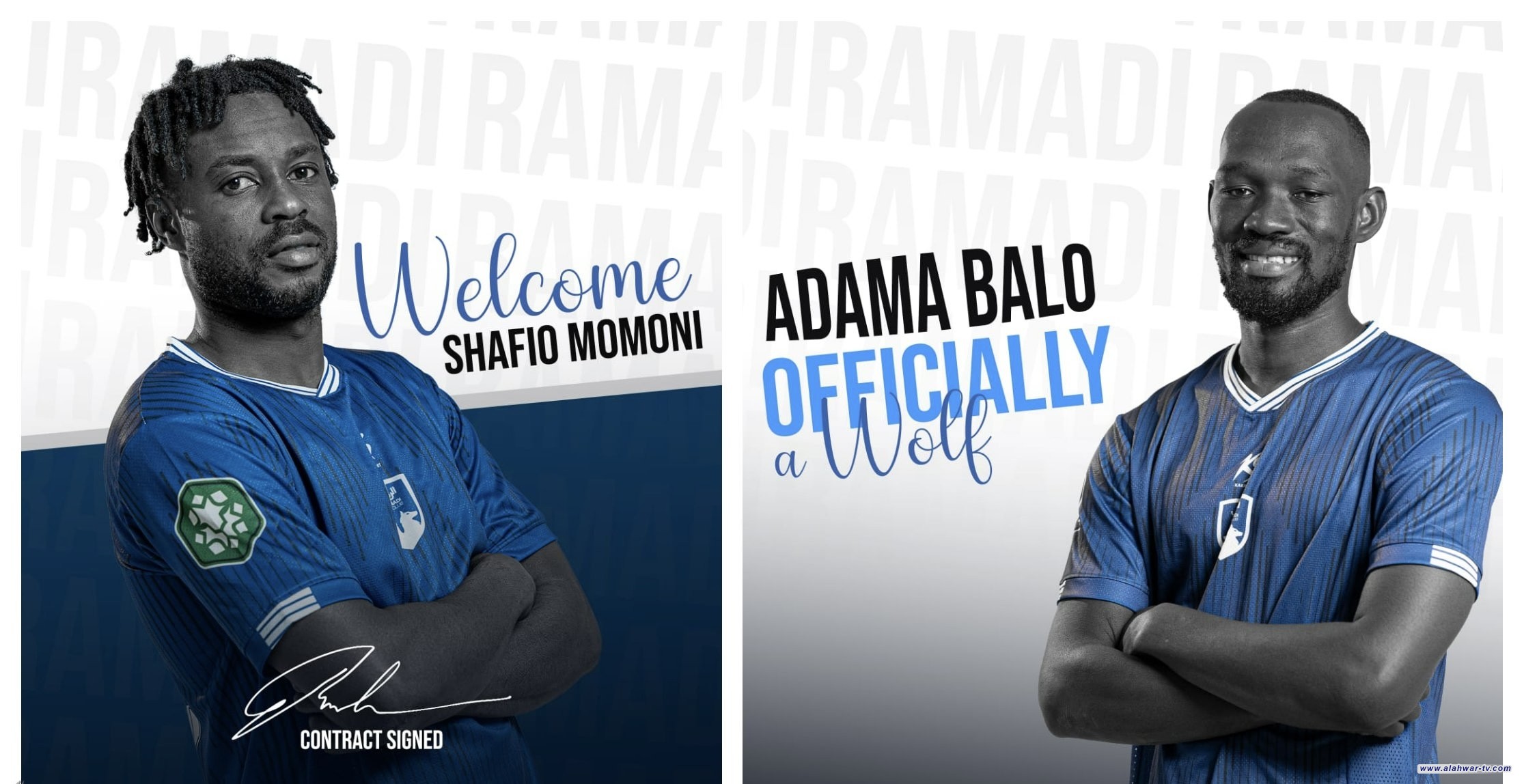 بينهم محترفان..نادي الرمادي يعلن تعاقده مع 7 لاعبين جدد