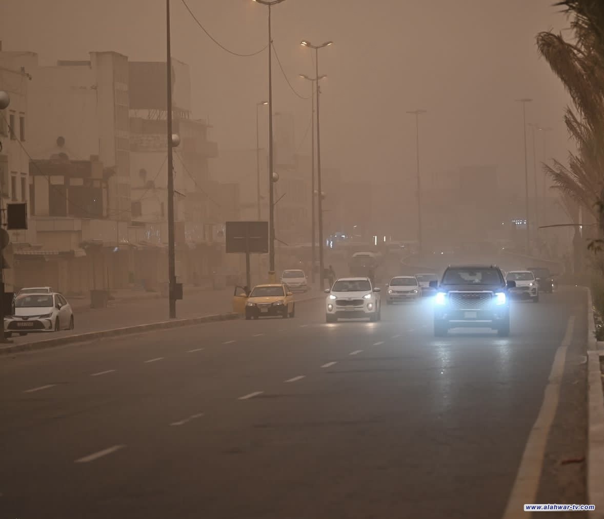 الأنواء الجوية: استمرار تأثير موجة الغبار مساء اليوم وصباح الغد