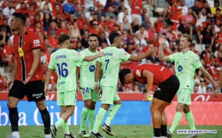 برشلونة يستهل مشواره في الليجا بفوز سهل على مايوركا