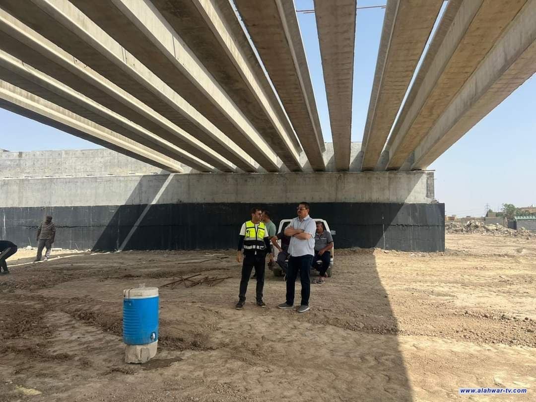الطرق والجسور تعلن نصب روافد جسر شمال الناصرية