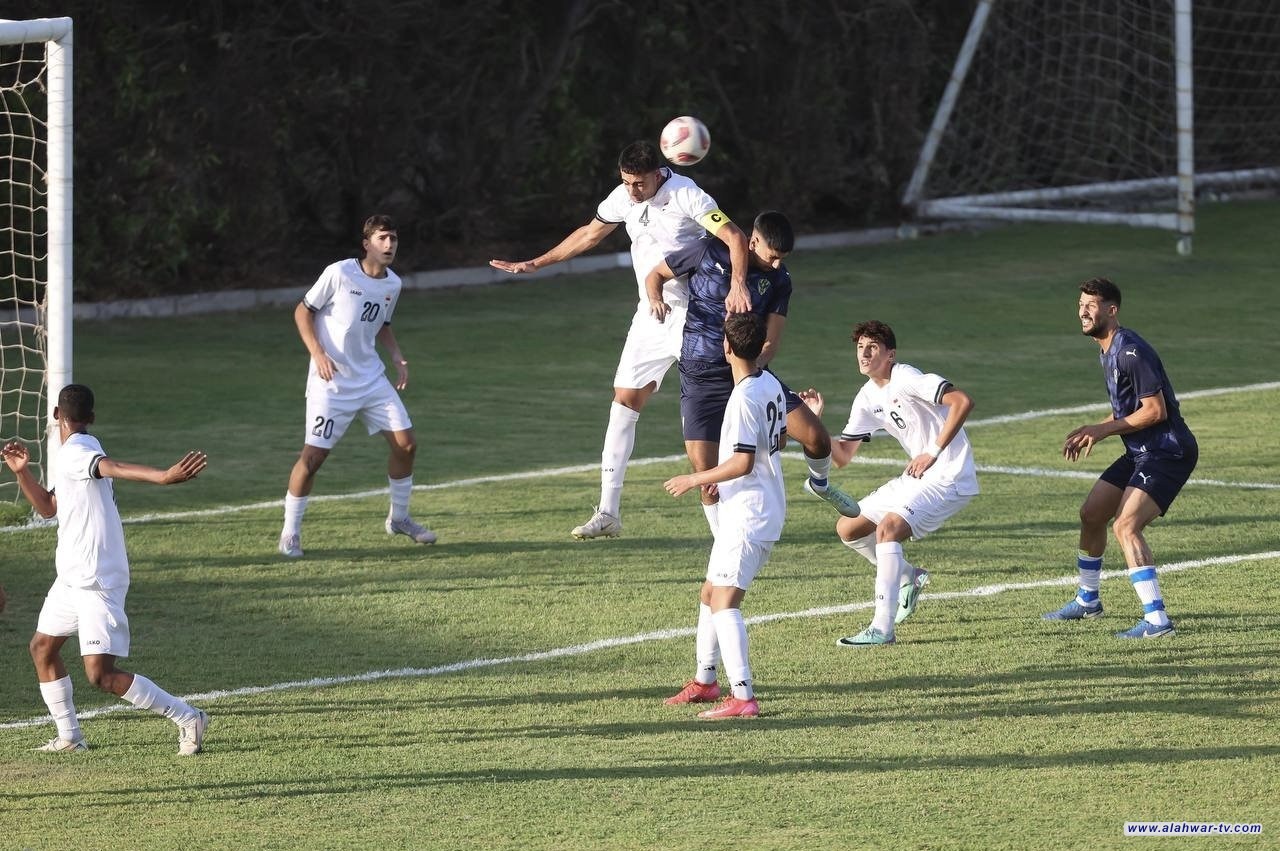 منتخب الشباب يتعادل مع فريق دهوك تجريبياً