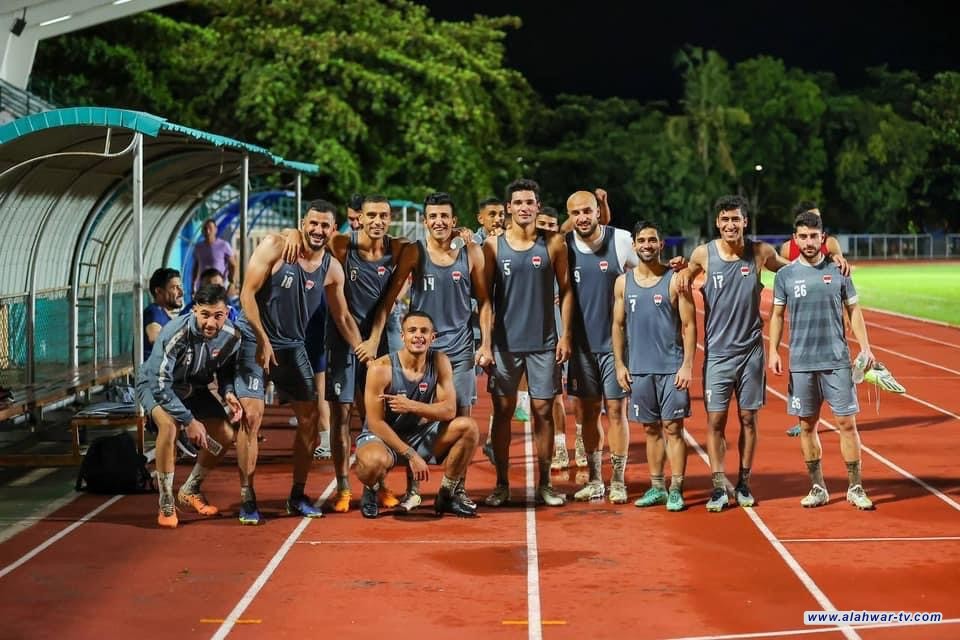 اسود الرافدين يكثفون تدريباتهم قبل مواجهة منتخب "الفيلة"