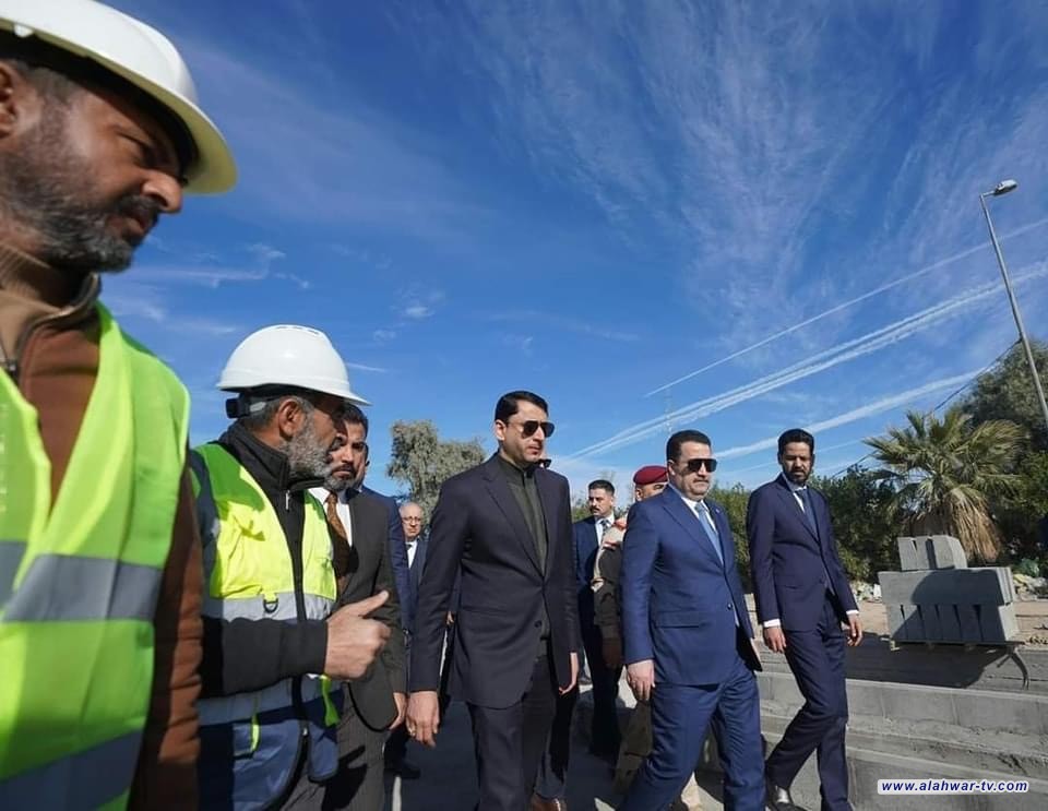 رئيس الوزراء يتابع أعمال مشروع كورنيش الناصرية وتأهيل جسر شهداء الزيتون