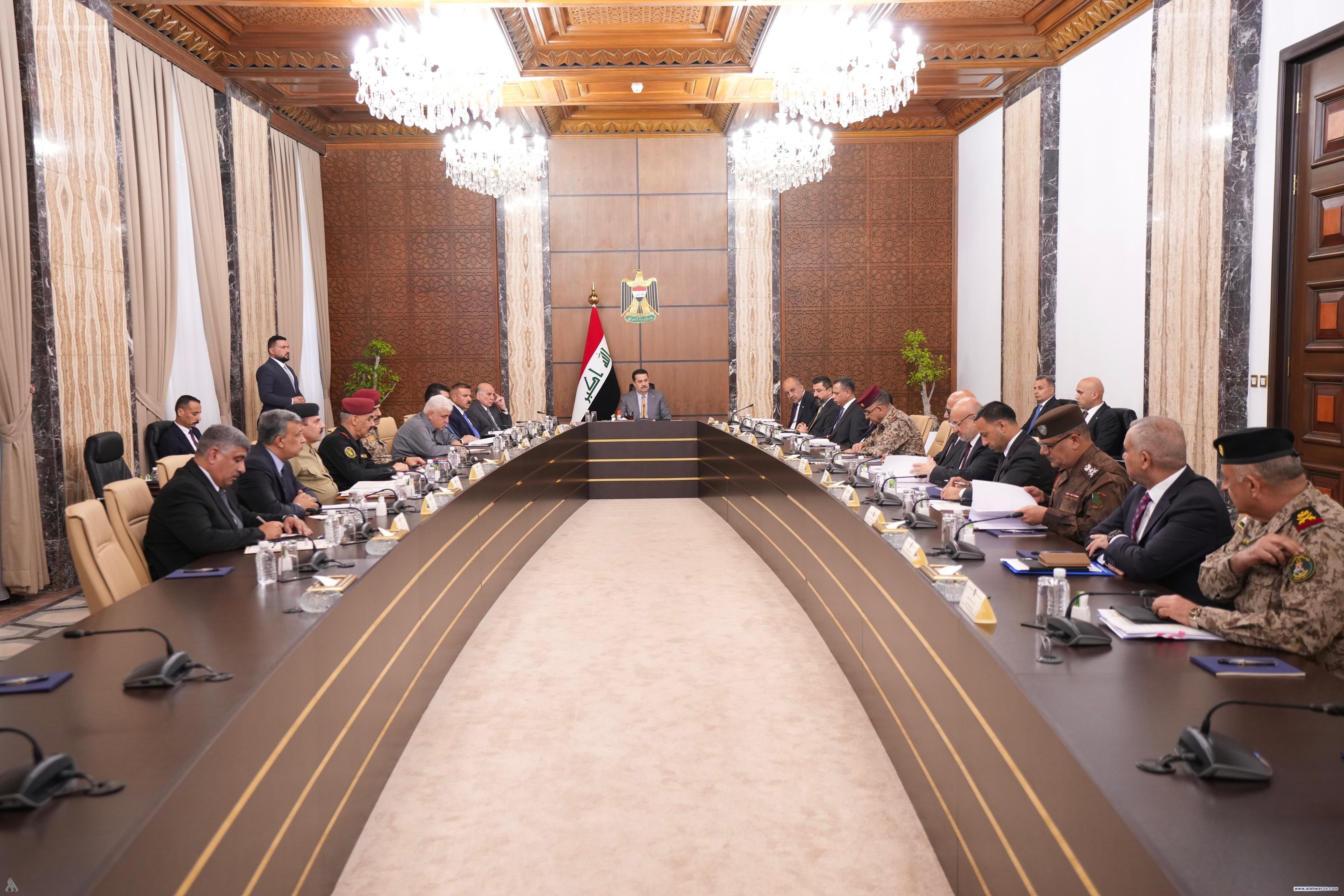 القائد العام يترأس اجتماع المجلس الوزاري للأمن الوطني