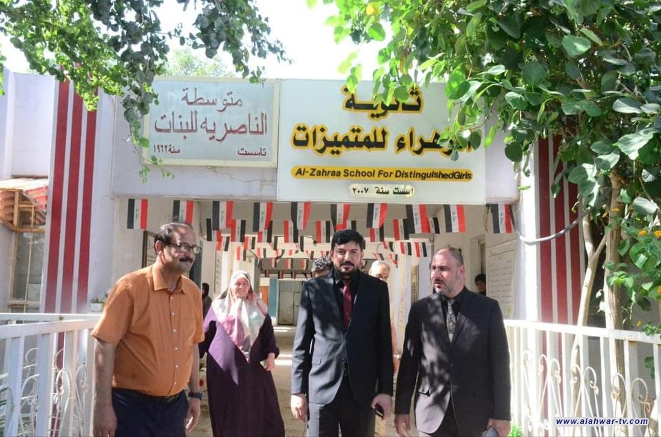 الاستاذ احمد فرحان الخفاجي يزور تربية ذي قار لمتابعة ومناقشة العديد من القضايا التي تخص الواقع التربوي