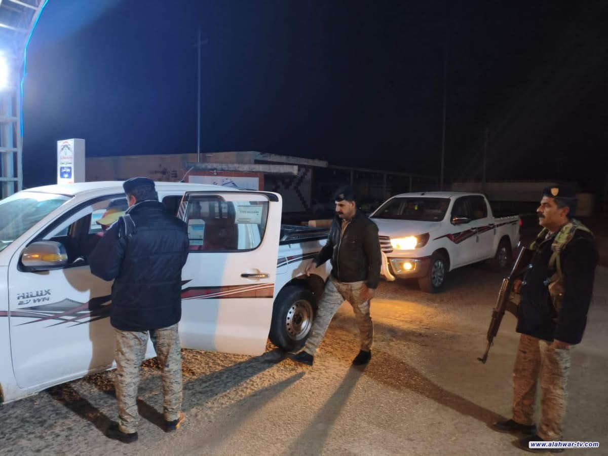 شؤون السيطرات تلقي القبض على متهم بقضية سرقة وتضبط 15 عجلة مخالفة خلال 24 ساعة