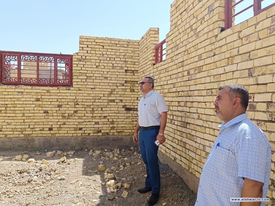 المدير العام للتربية في محافظة ذي قار يتفقد ميدانيا  اعمال صيانة المدارس في المحافظة .