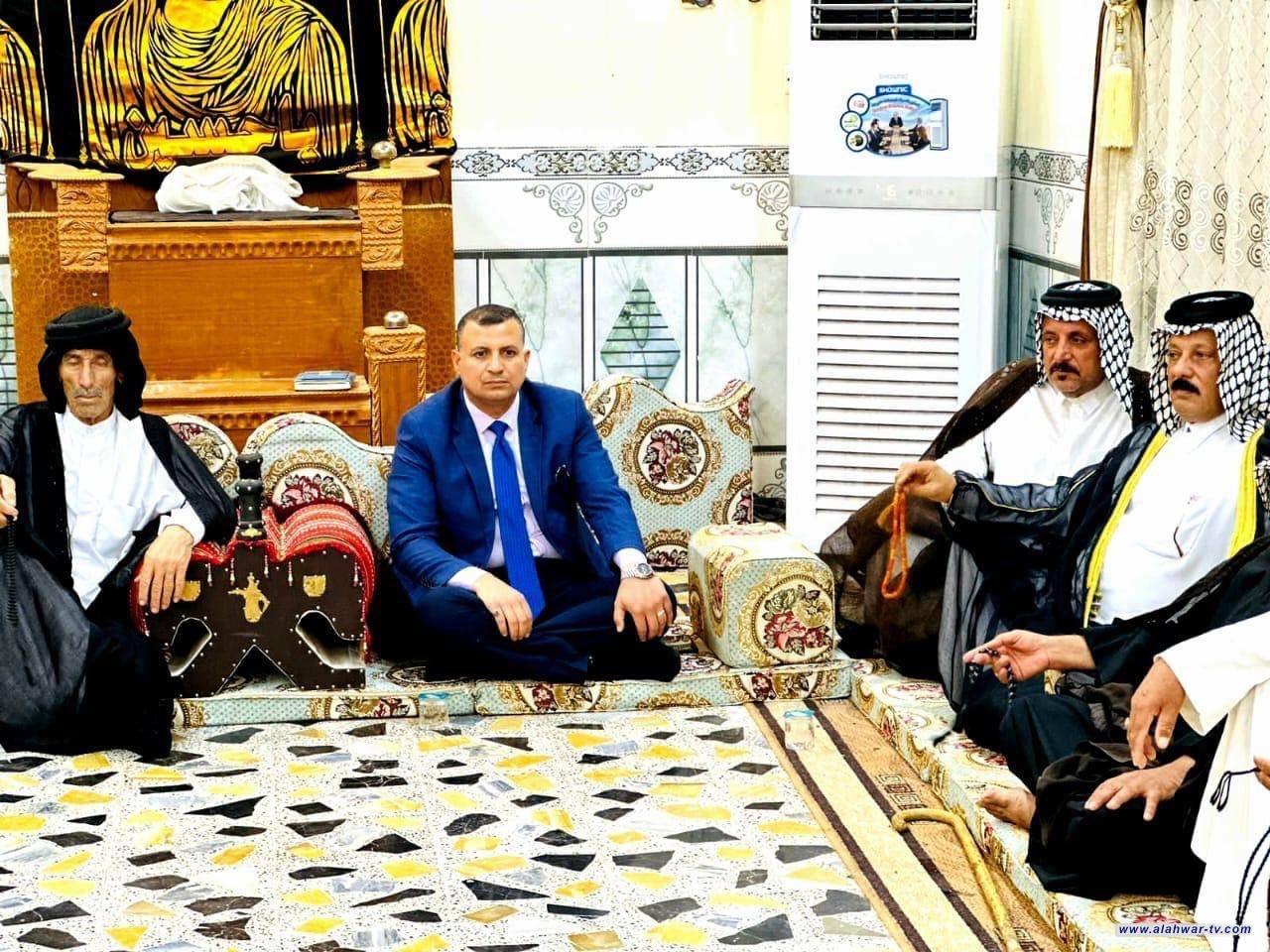 مدير شؤون عشائر ذي قار يجري عددا من الزيارات العشائرية  ========