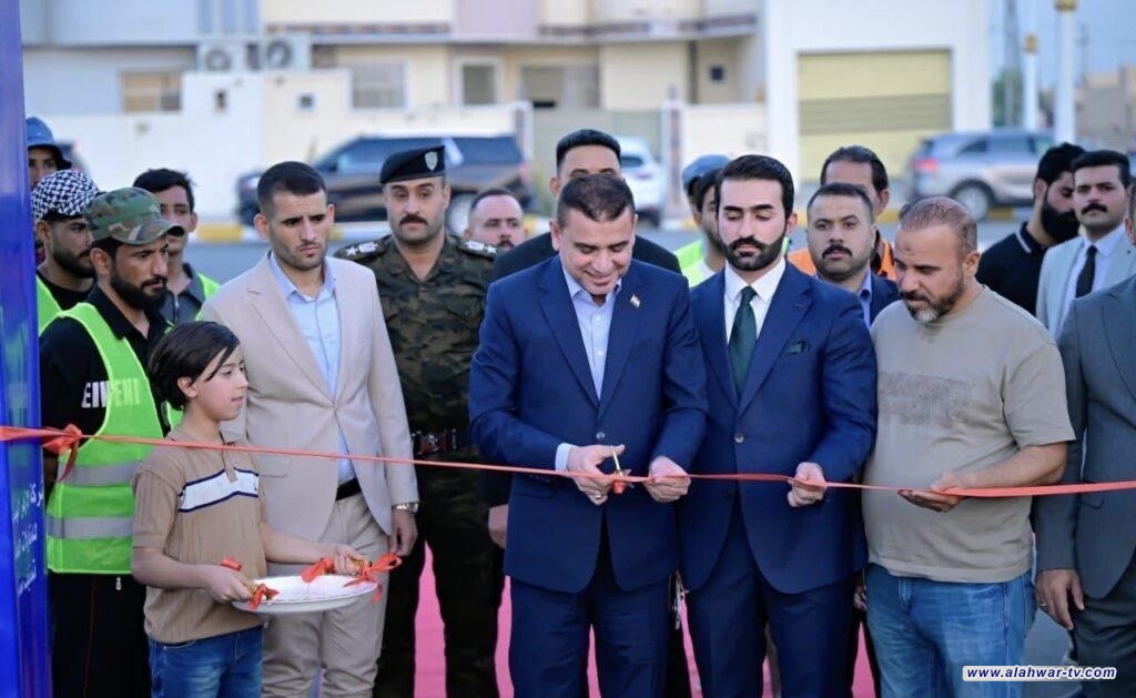 محافظ ذي قار يفتتح مشروع الخدمات المتكاملة لمناطق خلف مستشفى بنت الهدى في الناصرية