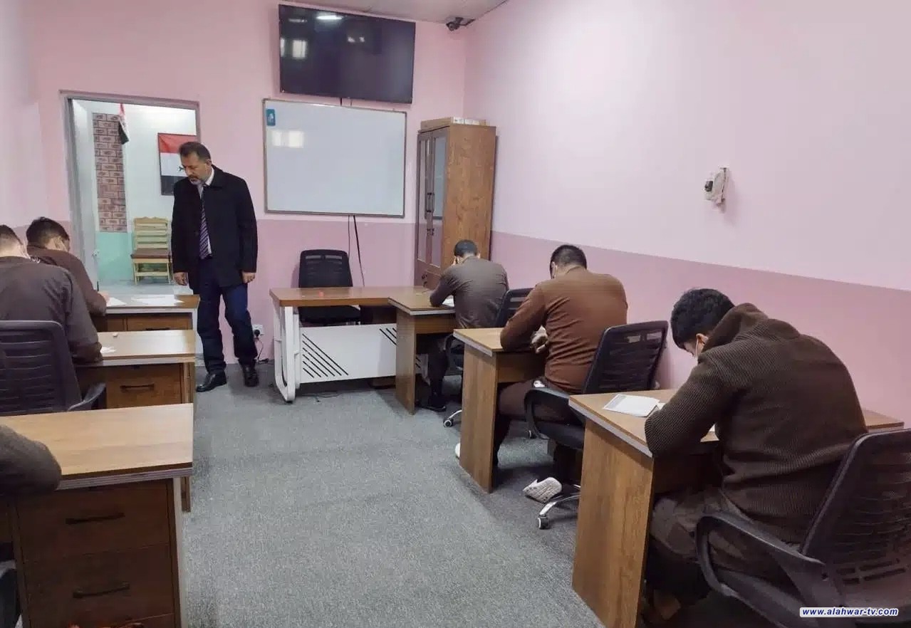 تربية ذي قار تشرف على امتحانات النزلاء في سجن الناصرية المركزي